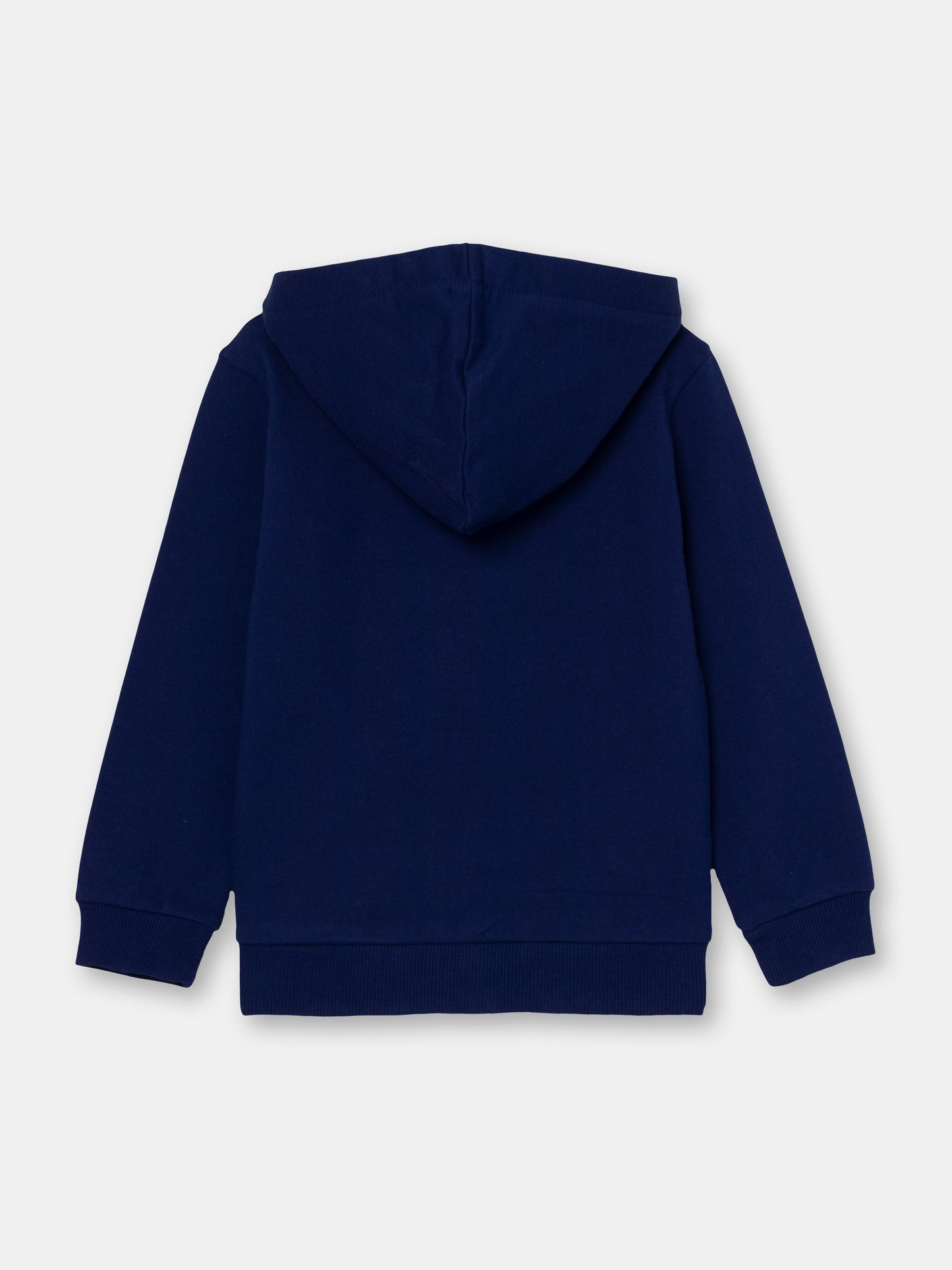 Hoodie Bomber with Brave Boy Graphic - Dark Blue